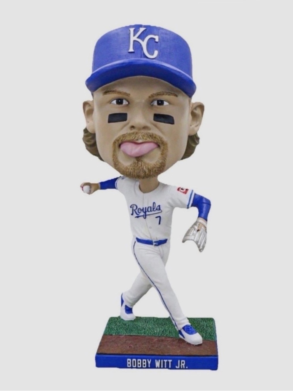 Kansas City Royals BIG BOBBY WITT
HOME WHITE bobblehead 07/19
